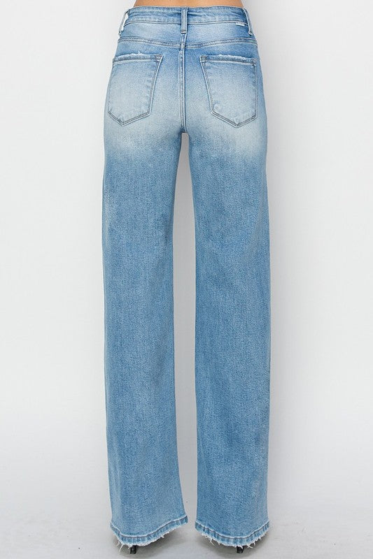 High Rise Straight Jeans - Medium