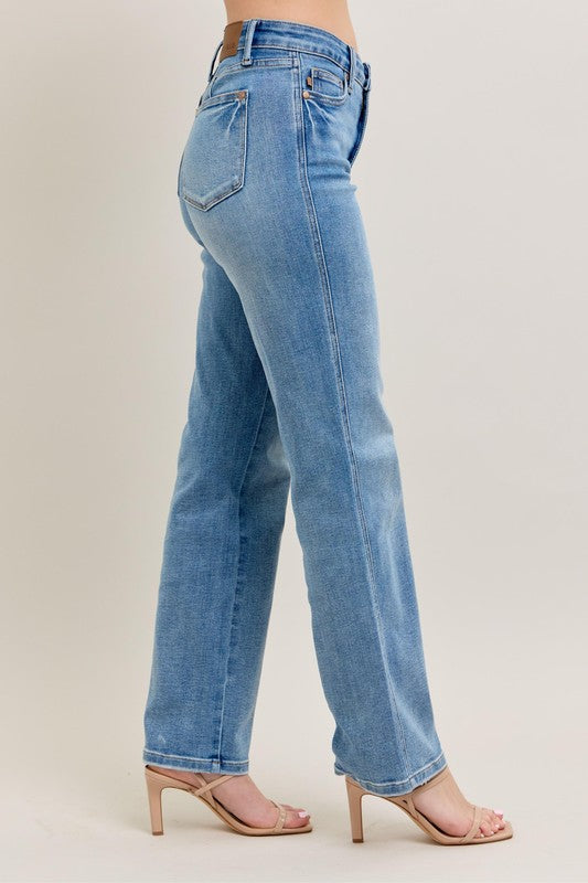 Tummy Control Vintage Wash Straight