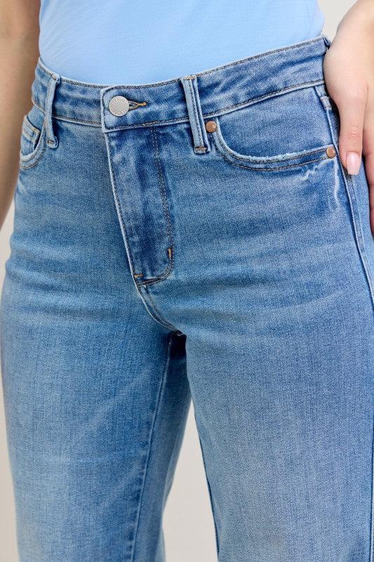 Tummy Control Vintage Wash Straight