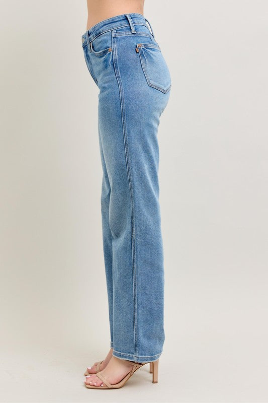 Tummy Control Vintage Wash Straight