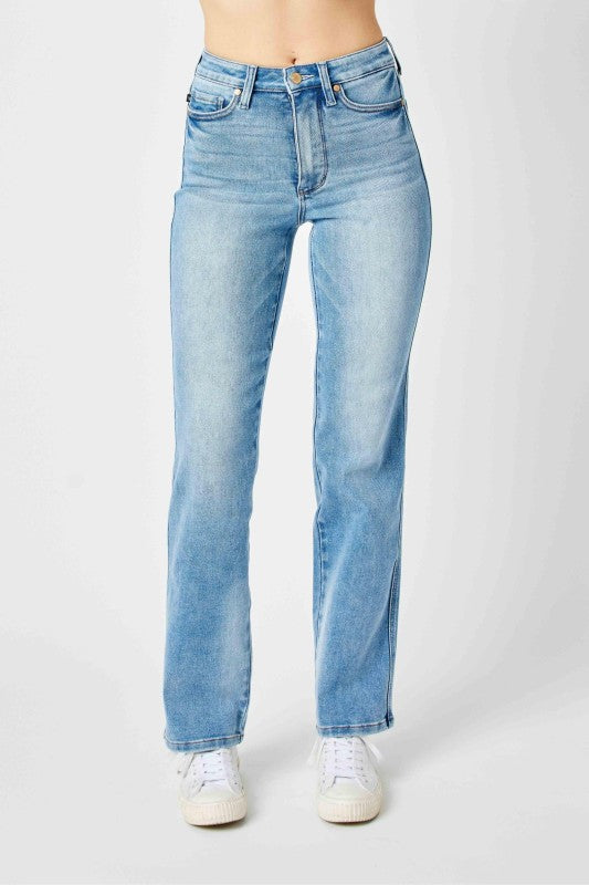 Tummy Control Straight Jeans