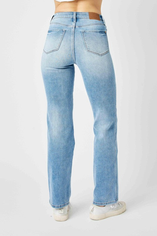 Tummy Control Straight Jeans
