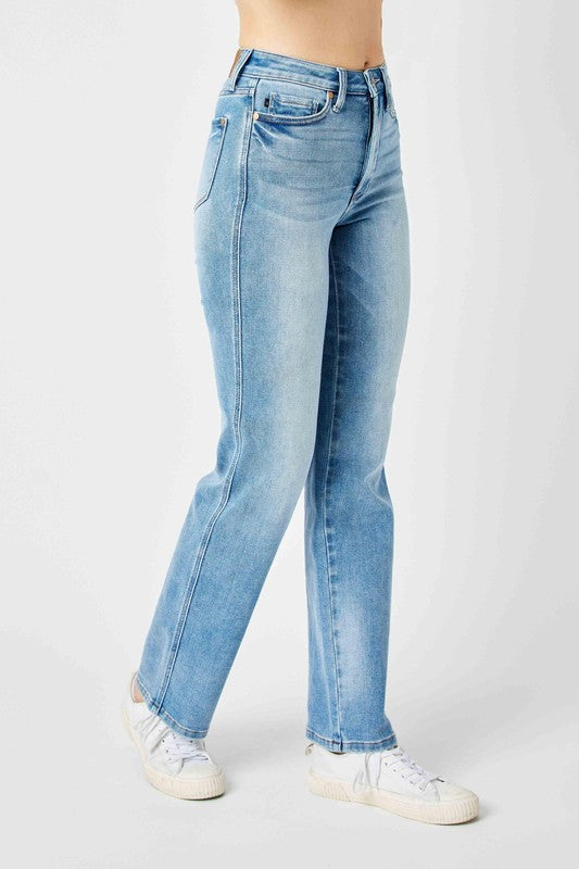 Tummy Control Straight Jeans