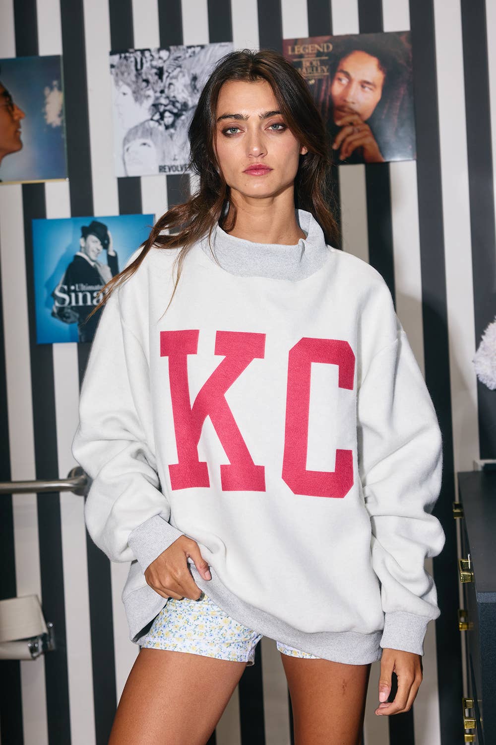 KANSAS CITY & KC Reversible Sweatshirt