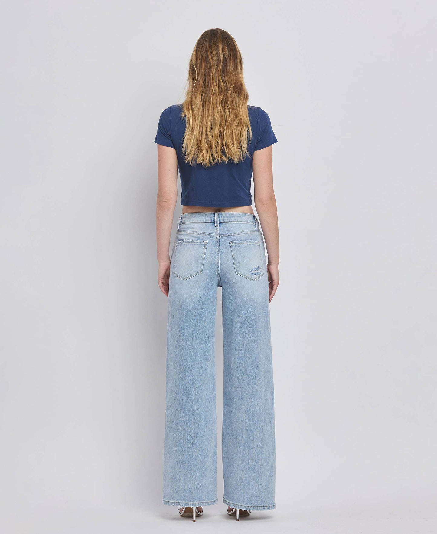 HIGH RISE SUPER WIDE LEG JEANS