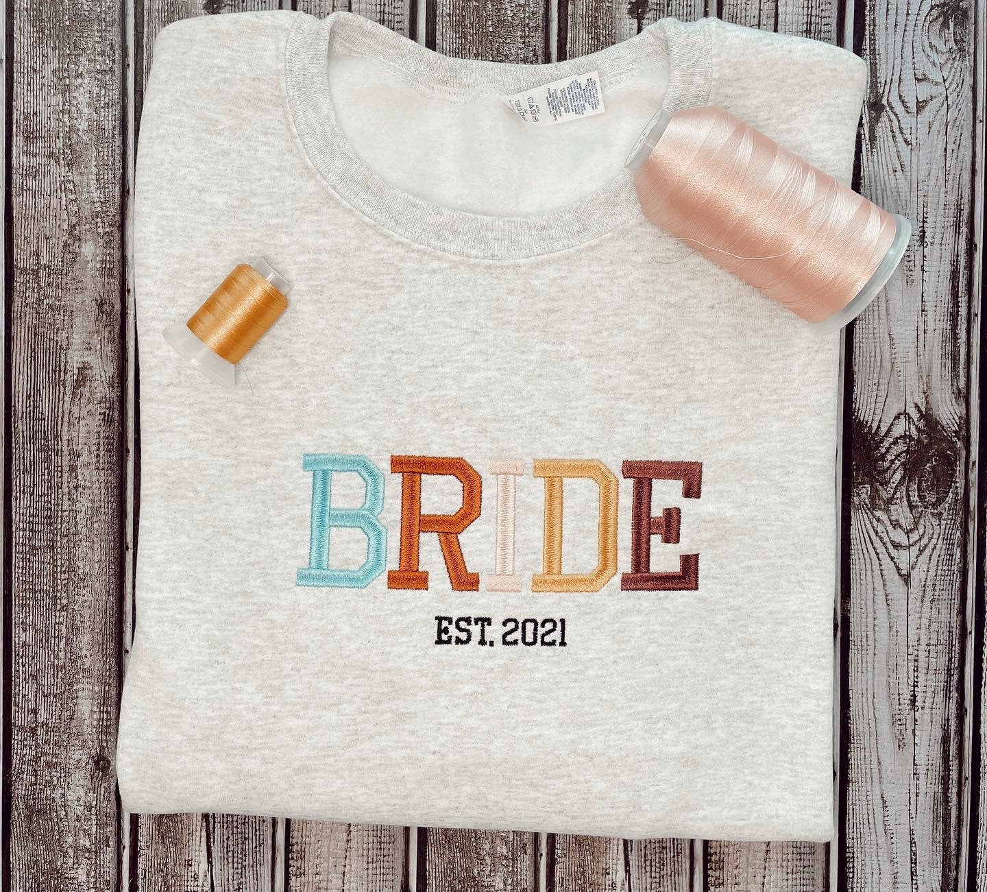 Bride Embroidered Sweatshirt
