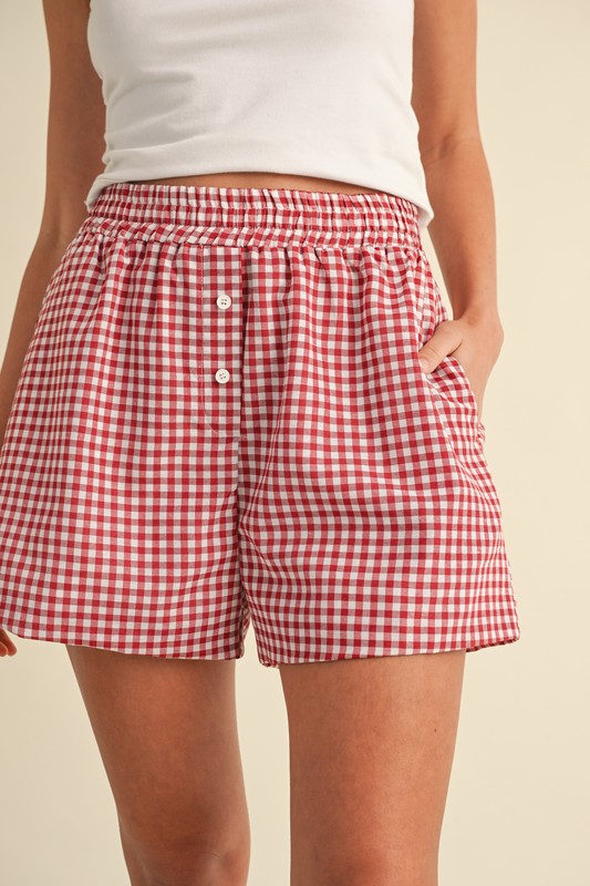 Checkered Boxer Shorts