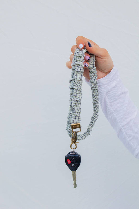 Pistachio Grid Lanyard