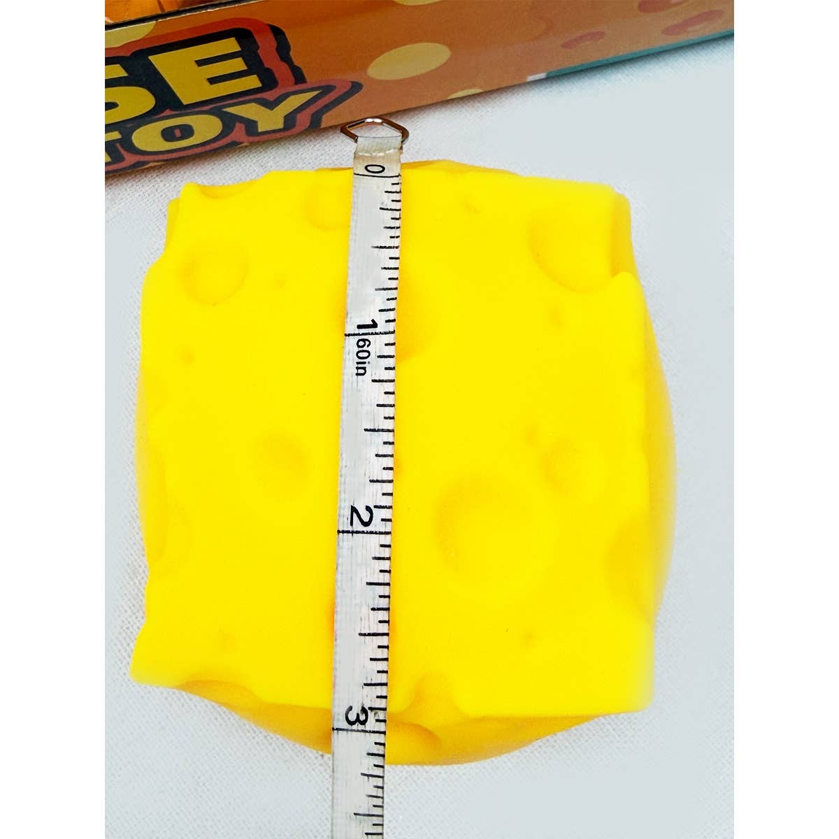 Viral Cheese Cube Squishy Toy