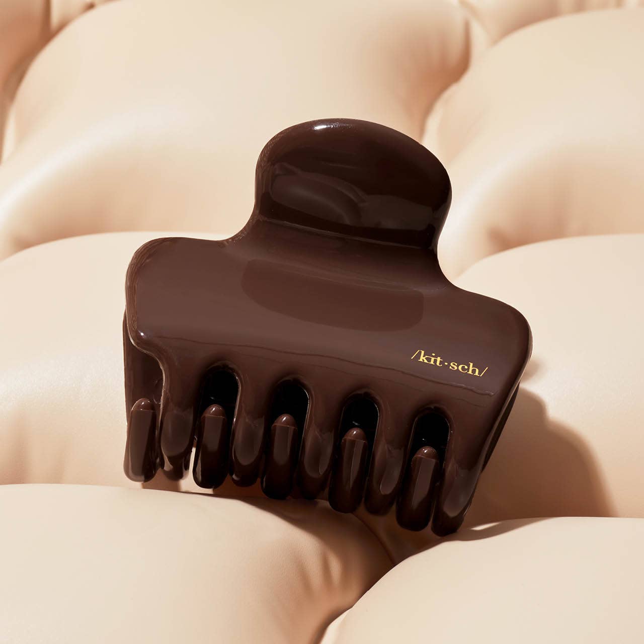 Puffy Cloud Clip - Chocolate