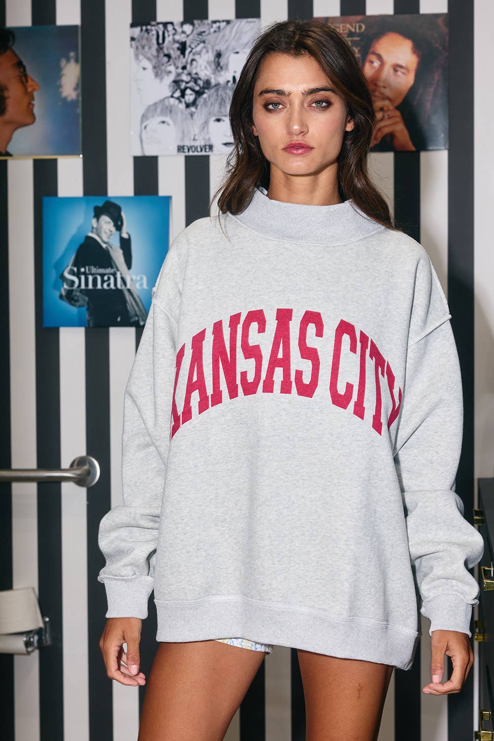KANSAS CITY & KC Reversible Sweatshirt