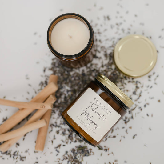 Teakwood & Mahogany Candle