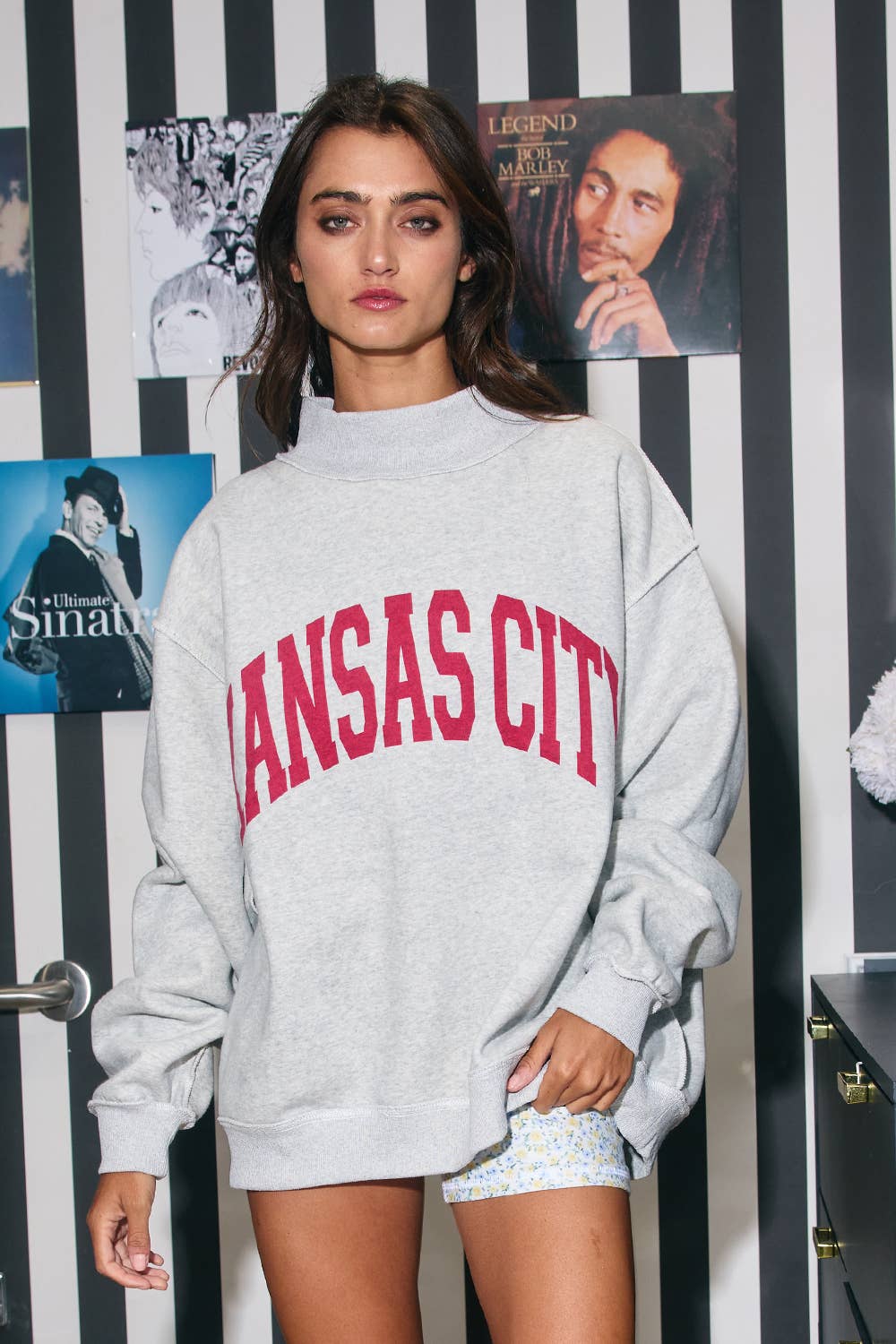 KANSAS CITY & KC Reversible Sweatshirt