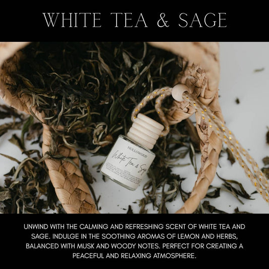 White Tea & Sage Car Diffuser