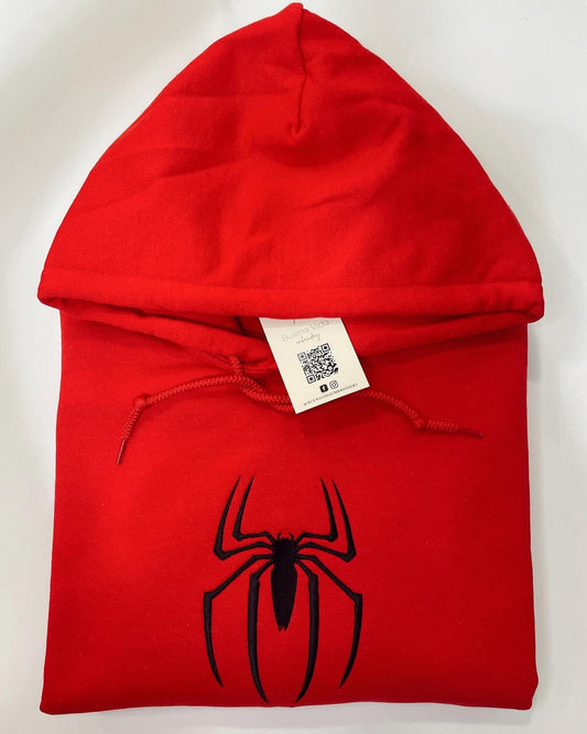 Spider Embroidered Hoodie