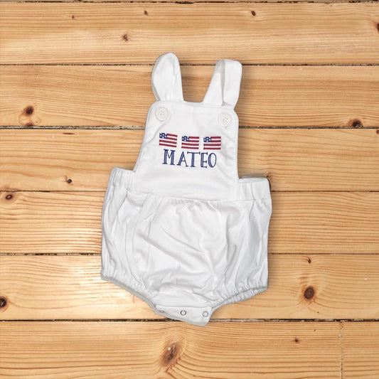 Embroidered Bubble Sunsuit